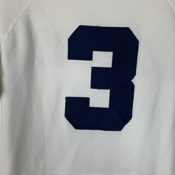 Vintage Team Nike Sports Michigan mens medium white blue jersey baseball pullove - Picture 11 of 11